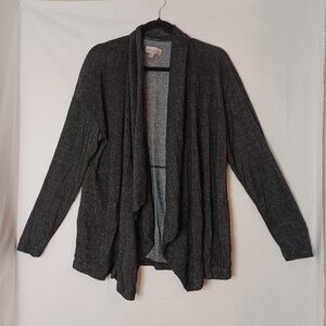Women's Philosophy Black/Dark Gray Color Cardigan with Pockets Size Large‎